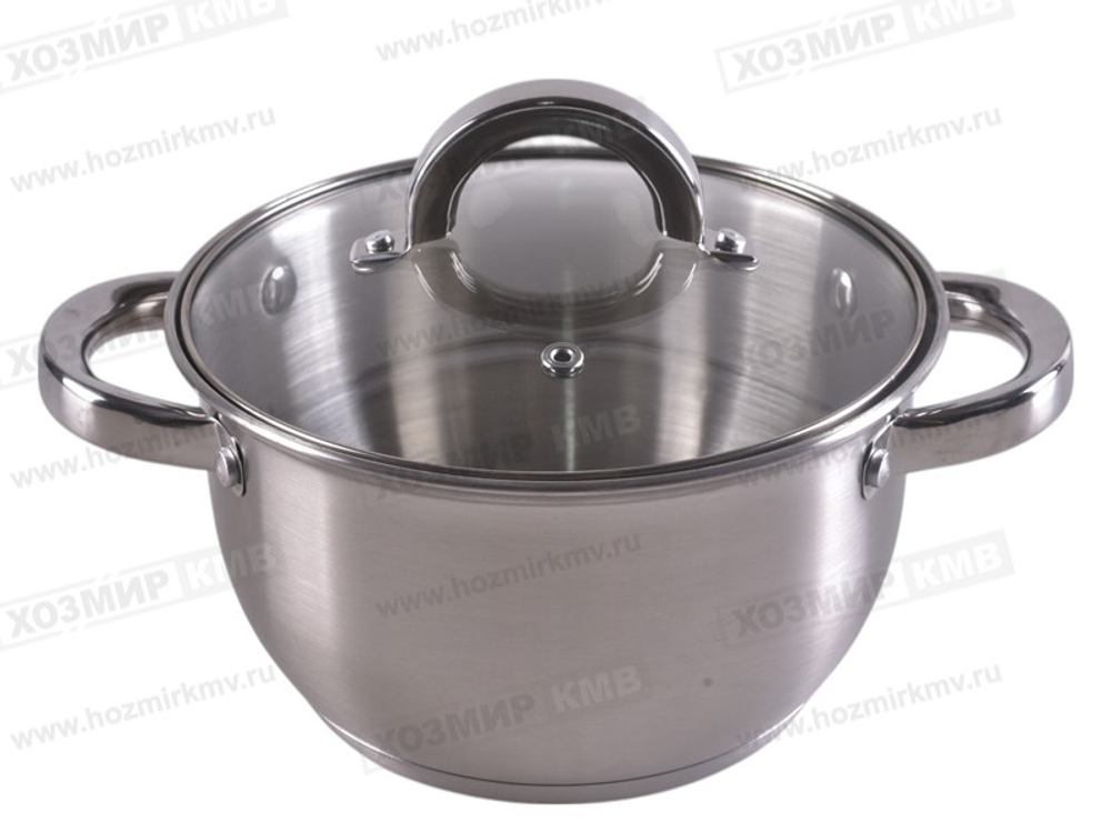 (Millet ML-1018) Кастрюля из нержавейки со стек/кр. 2,4л Индукция