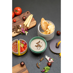 Супница 800мл Smart Solutions Meals светло-серая/зеленая