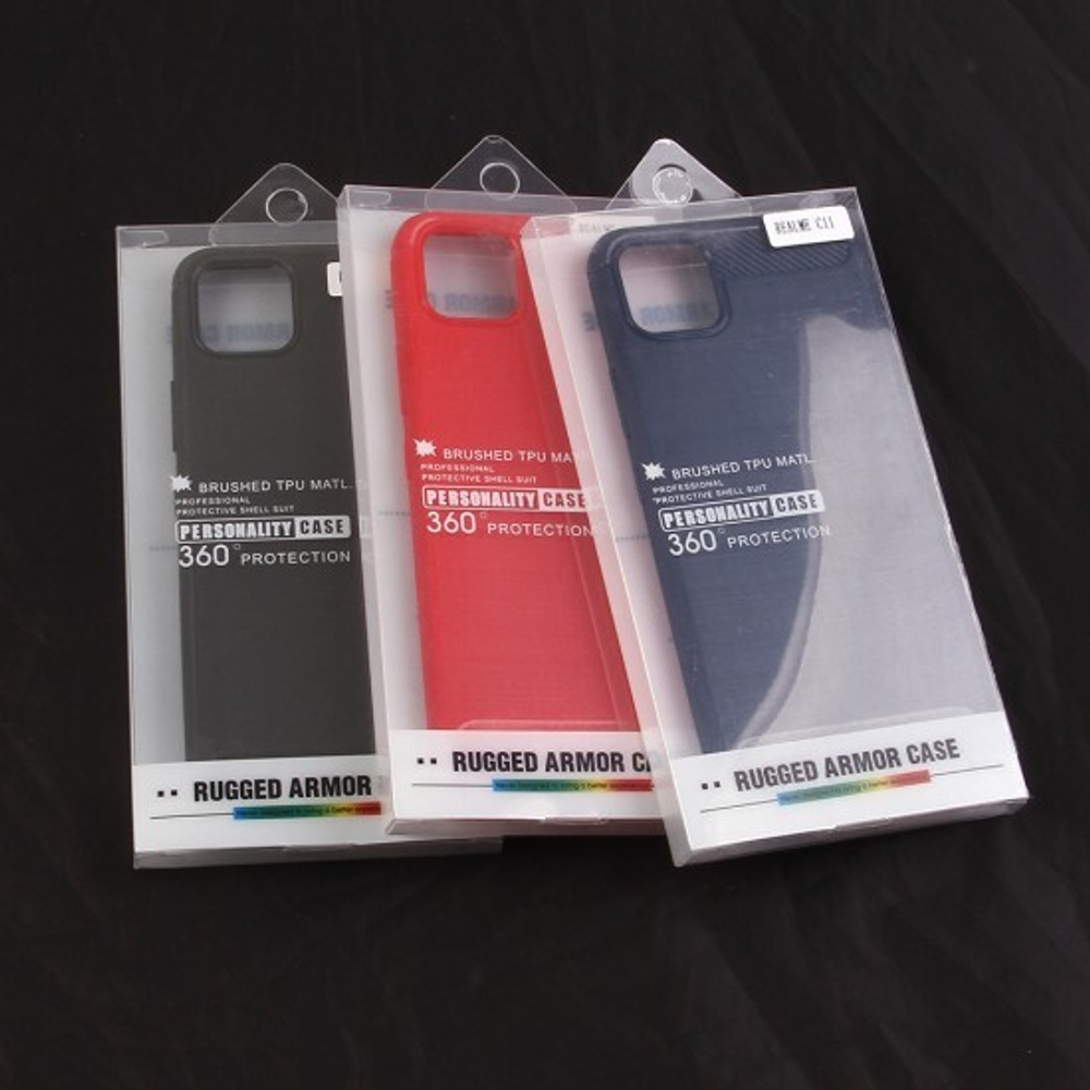 Противоударный чехол для Realme C11, 009508 Красный
