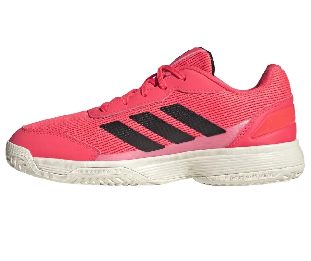 Детские кроссовки для Падел Adidas Crazyquick K - solar turbo/core black/off white