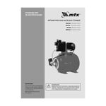 Насосная станция PS800-20S, 800 Вт, напор 40 м, 3800 л/ч, ресивер 20 л, нержавейка MTX
