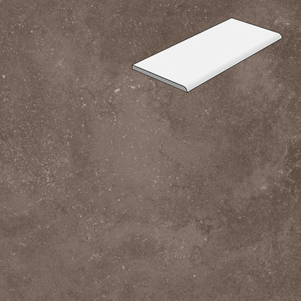 Ступень с фаской Lifebrick Limestone Choco 600x330x20