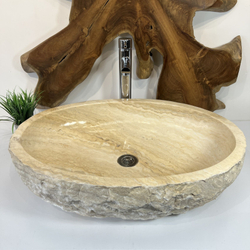 Раковина из оникса Erozy White EO-66811 65x46x16 из натурального камня