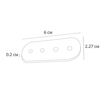 Коннектор прямой для магнитного шинопровода A740533 белый Optima-Accessories Arte Lamp