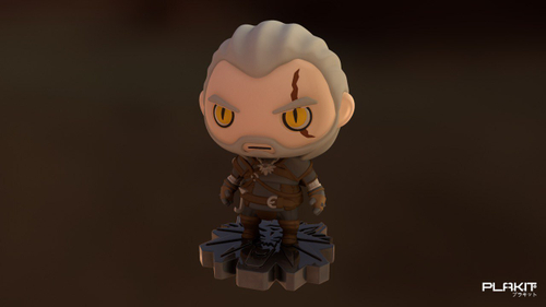 Геральт Ведьмак Geralt of Rivia witcher Chibi Funko POP Коллекционная Фигурка Аниме