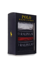 Трусики-боксеры 3шт. POLO RALPH LAUREN - красный(714835885)