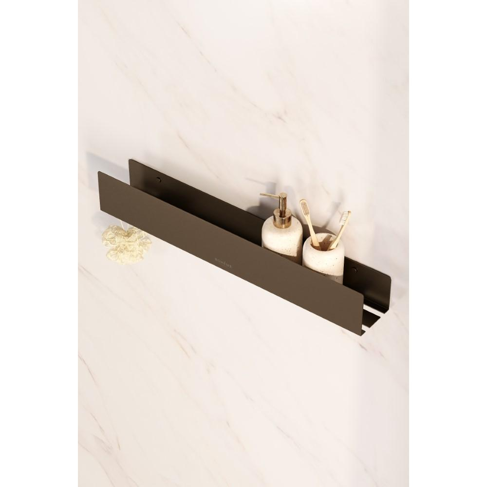 Полка Boheme Free 10967-BRB BRUSHED BRONZE