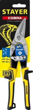 STAYER Cobra, 250 мм, левые ножницы по металлу (23055-L)