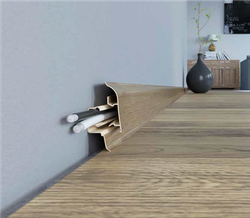 Плинтус ПВХ Aberhof ABF-60 2949 Дуб Портовый 60x20,5х2500 мм