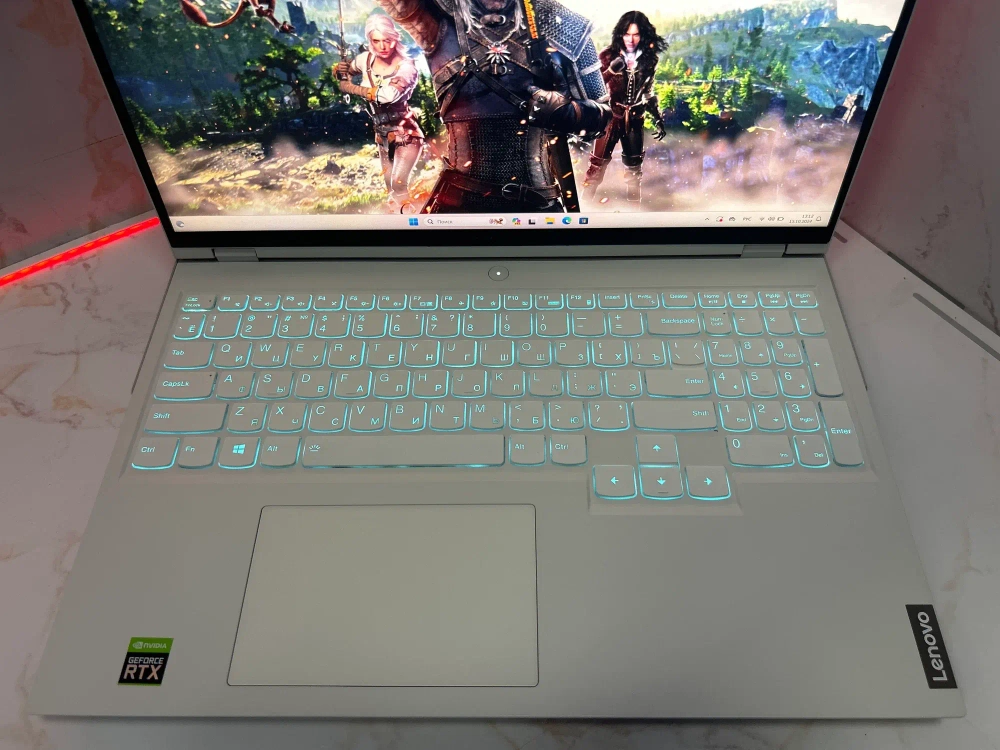 Ноутбук Lenovo Legion 5 Pro-16ITH6H. 16"/Intel Core i5-11400H/RAM 16Gb/SSD 512Gb/Nvidia RTX3050 4Gb/2560*1600/IPS/165Ghz/DOS/Цвет Белый/ BackLight: LED