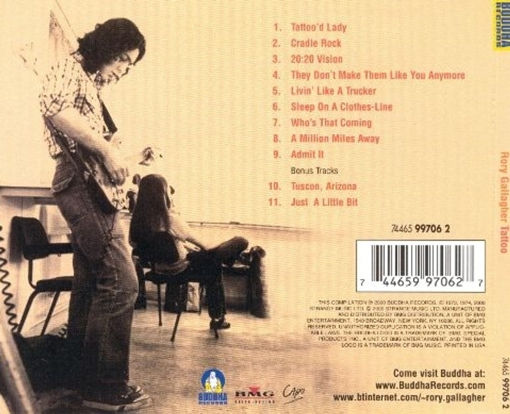 Rory Gallagher / Tattoo (CD)