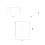 Основание без ящика 180x200 ENZAHOME NETHA EH22320
