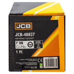 Головка ударная 27мм (12гр.), 1'' JCB JCB-48827