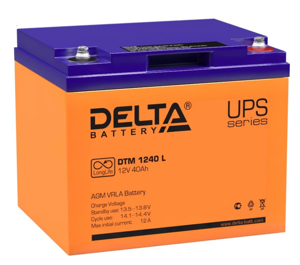 DTM 1240 L Delta Аккумулятор герметичный свинцово-кислотный