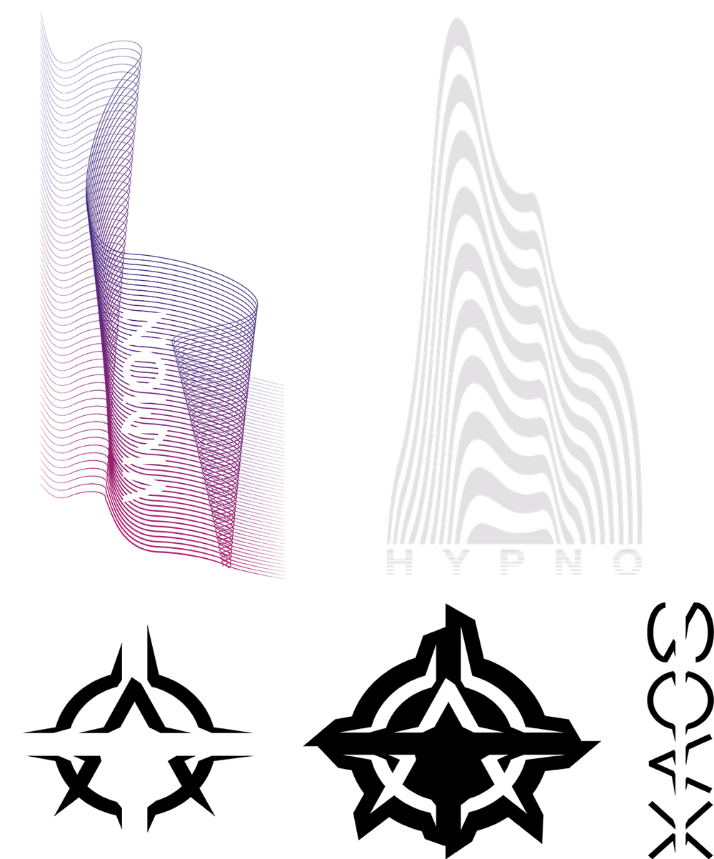 Набор наклеек Vision, 4 шт.