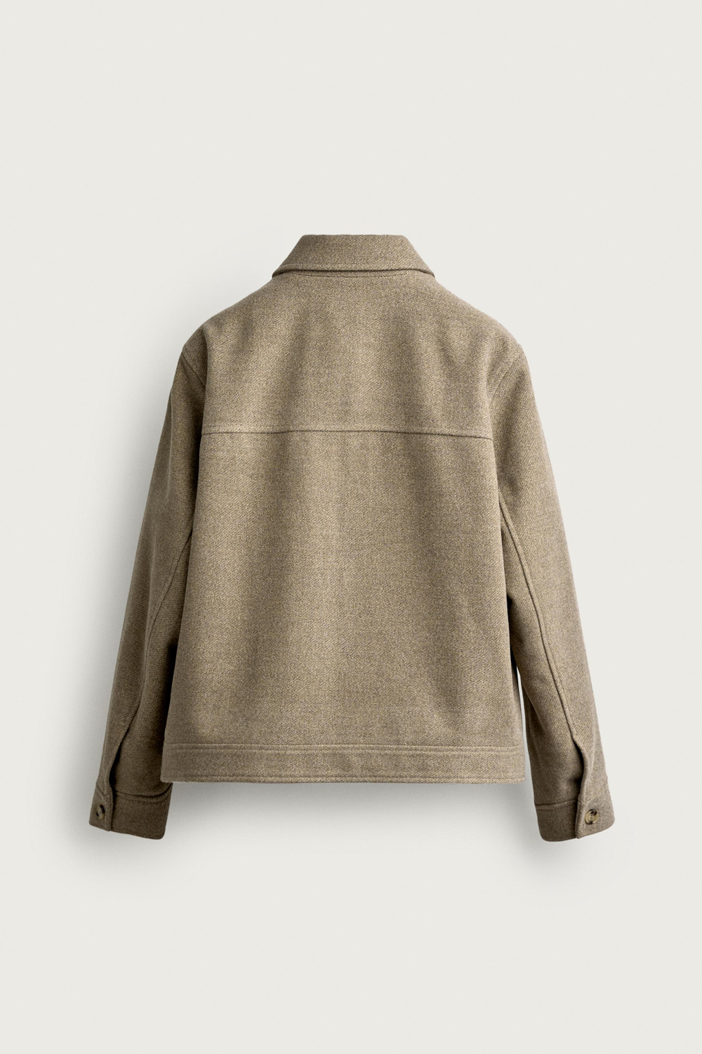 ФАКТУРНАЯ КУРТКА СТАНДАРТНОГО КРОЯ — ZARA