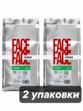 Кофе в зернах Face to Face Espresso Ethiopia 1 кг x 2 шт
