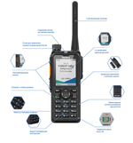 Hytera HP785 радиостанция цифровая портативная