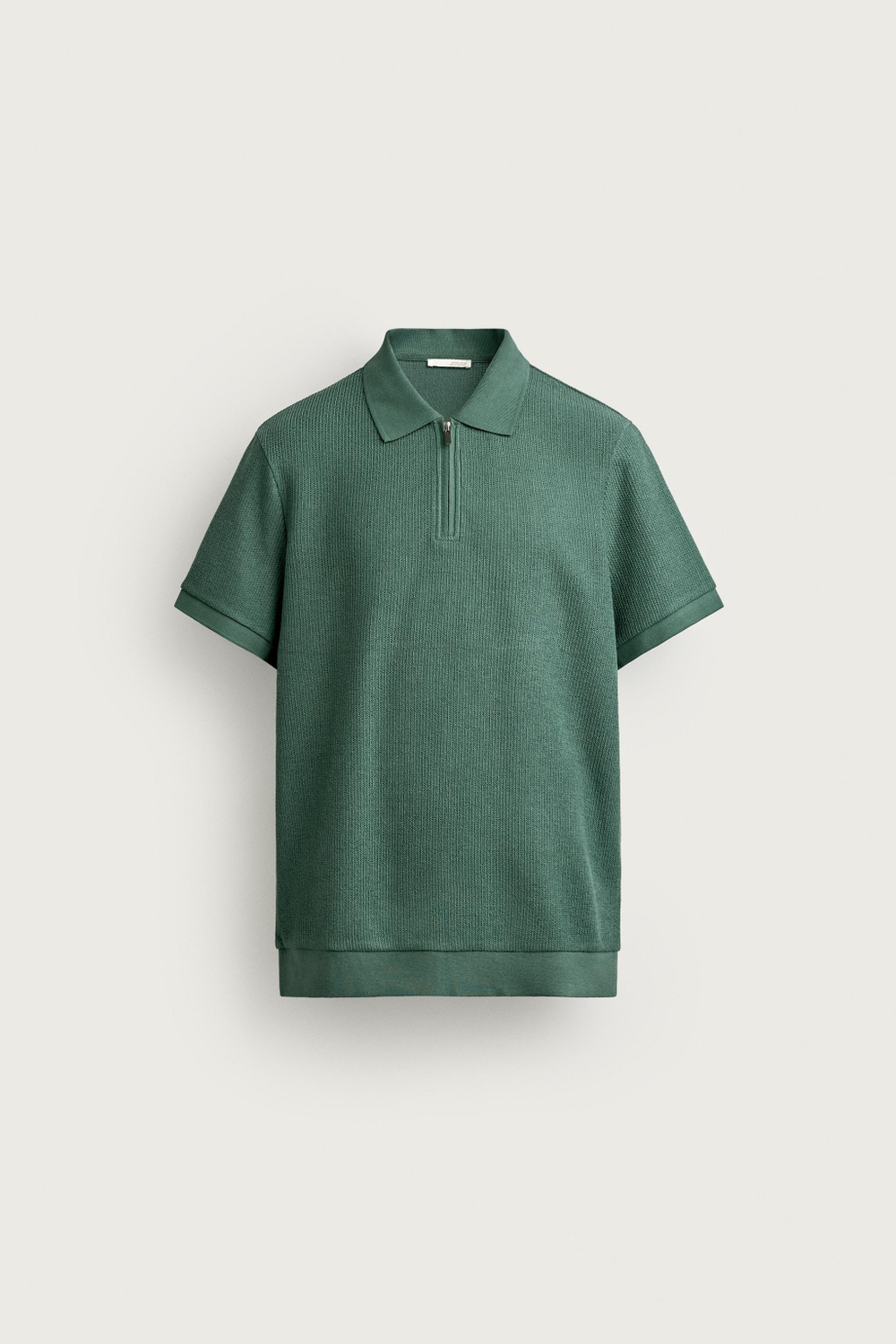ПОЛО REGULAR FIT С МОЛНИЕЙ — ZARA