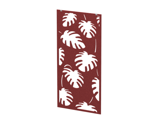 Перегородка с декором "Пальмы" (фурнитура в комплекте) 100х1,2х200