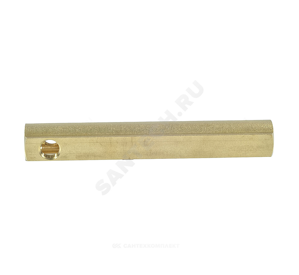 Коллектор латунь 1" ВР/ВР на 3 вых 1/2" ВР м/о 100мм Апогей 422061 (КЛА 2503.100-2)