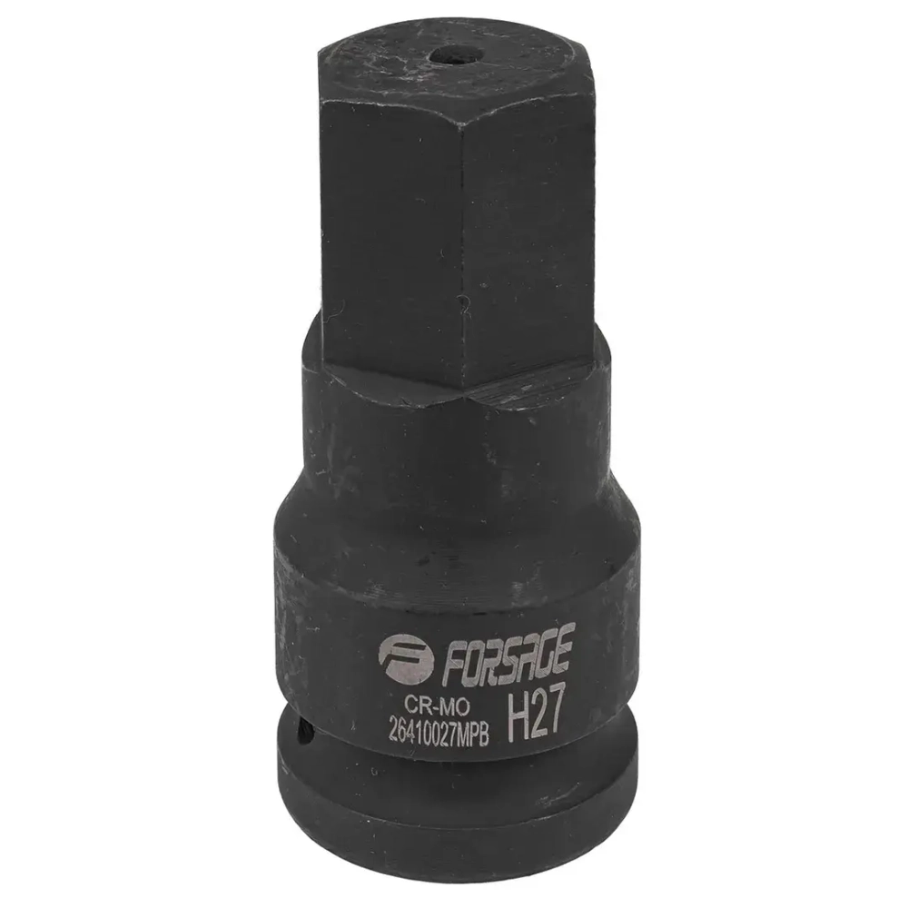 Головка-бита ударная 6-гранная 27мм, 3/4'' Forsage F-26410027MPB