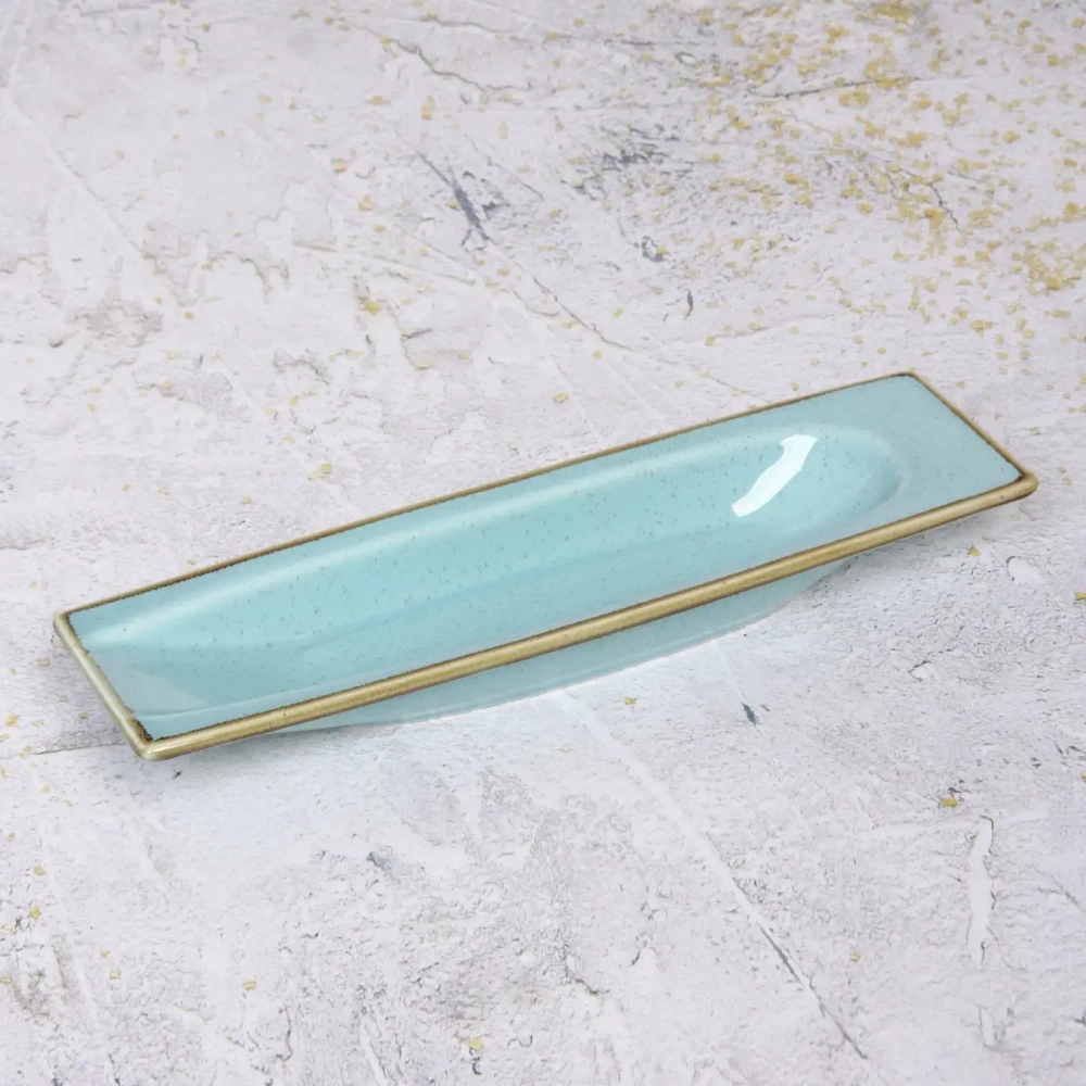 Тарелка керамическая «Tiffany Blue» сервировочная 31*9*3,5см