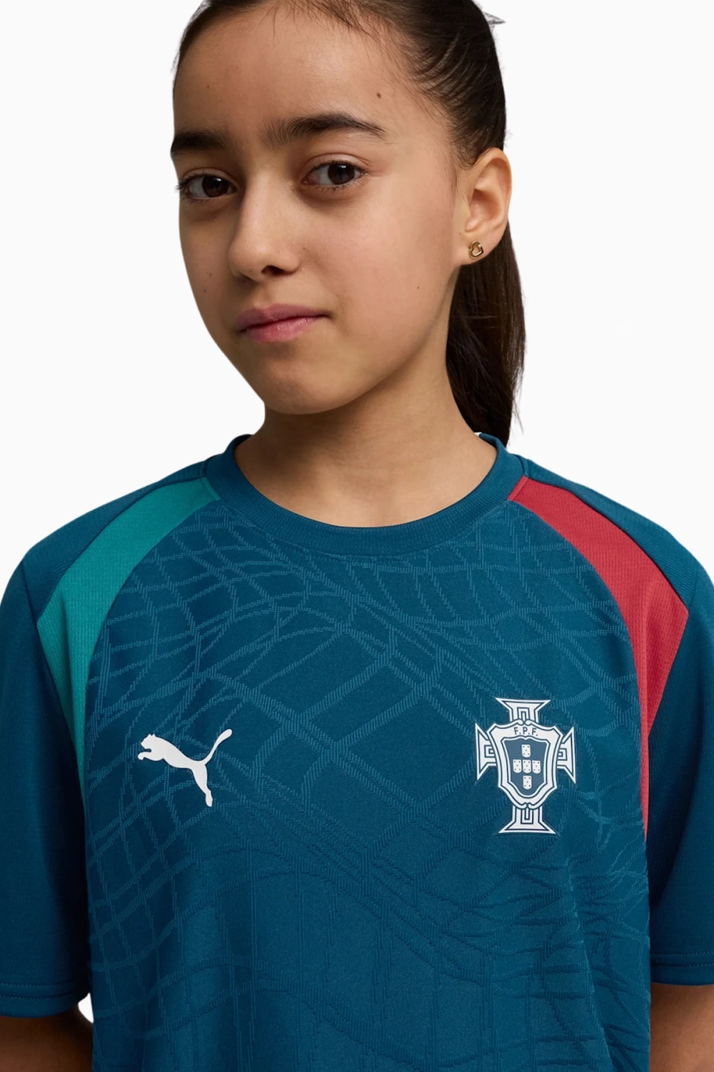 Футболка Puma Portugal 2026 Training Junior - синий