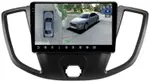 Магнитола для Ford Transit 7 2014-2023 - FarCar BX3248M-360 монитор 9.5" 2K QLED на Android 13, Быстрая, CarPlay, 4G SIM-слот, 4 камеры в комплекте