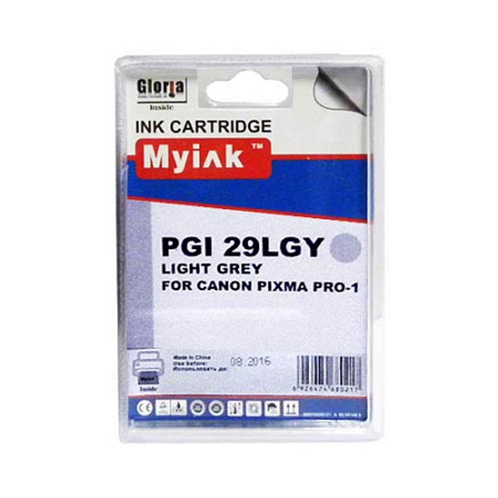 Картридж MyInk, аналог CANON PGI-29LGY для PIXMA PRO-1 Light Gray