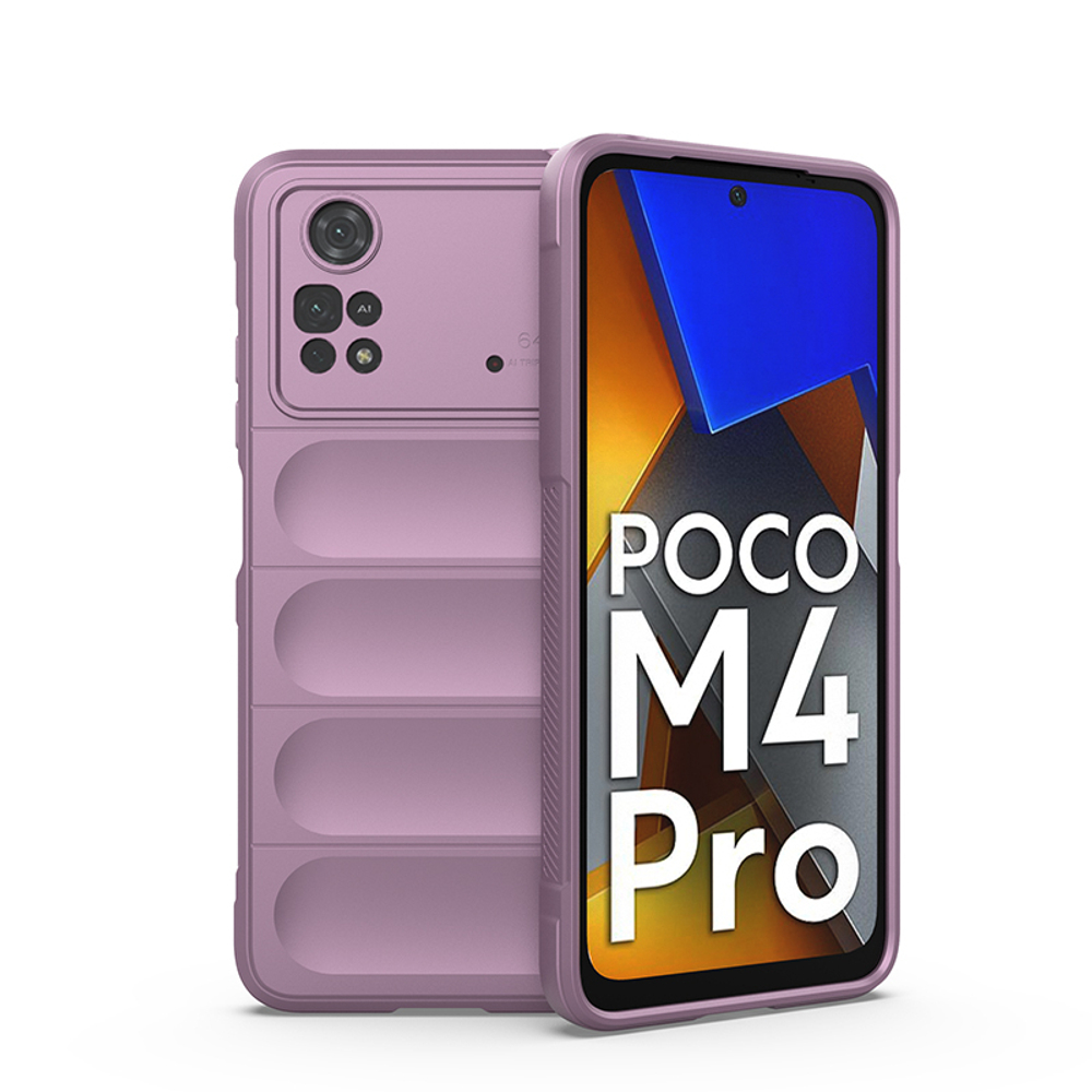 Противоударный чехол Flexible Case для Poco M4 Pro 4G