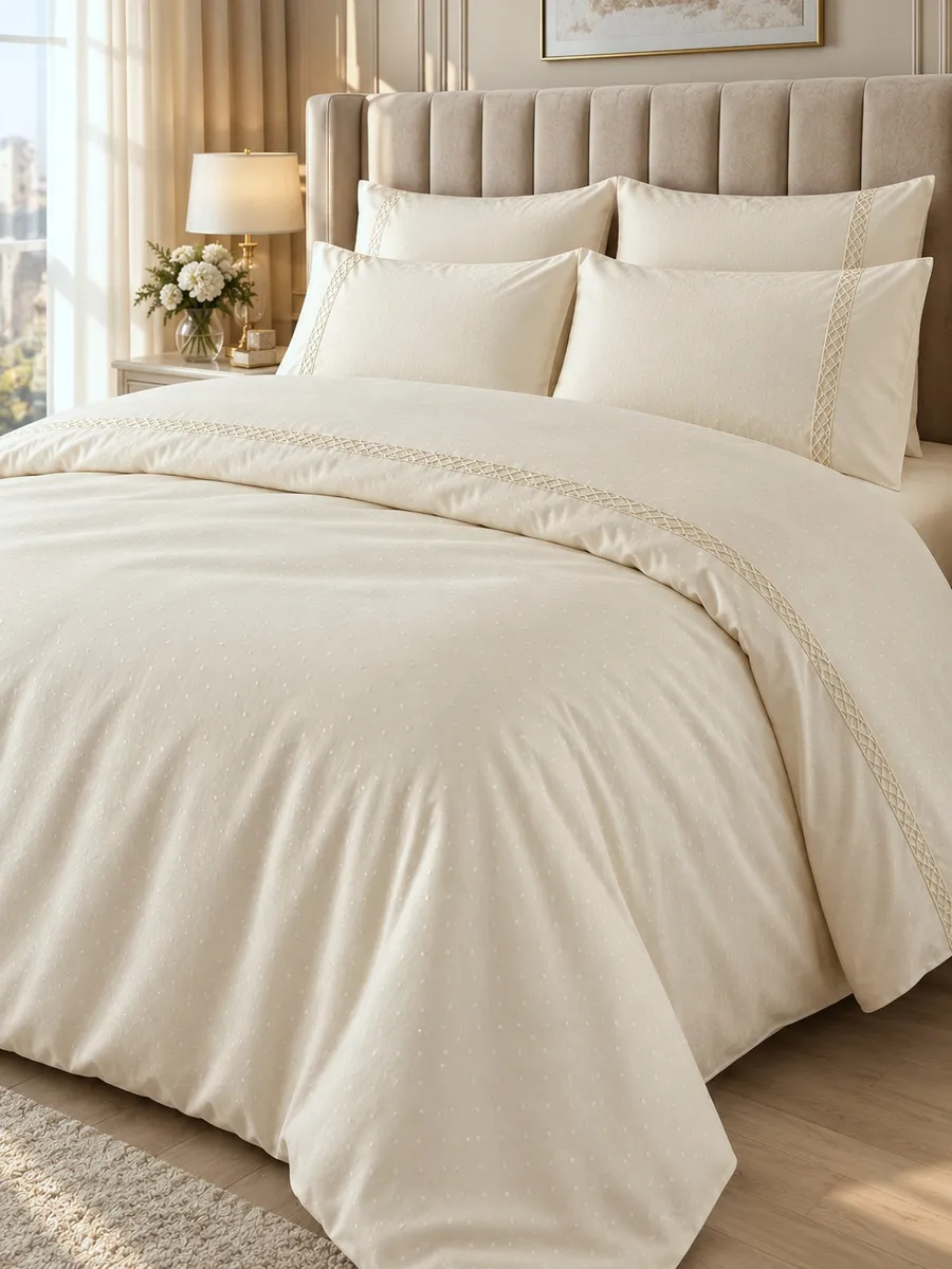 Gelin Home КПБ 6 пр. MYKONOS бежевый цвет пододеяльник 200*220, простынь 240*260, наволочки 50*70 2шт, декоративные наволочки 50*70 2шт GLNN204 — фото 5