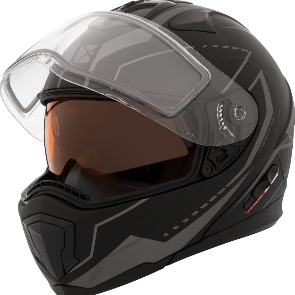 Шлем снегоходный с электрообогревом СКХ Tranz 1.5 RSV EDL Vision