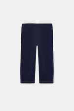 БРЮКИ КАПРИ С КОНТРАСТНОЙ СТРОЧКОЙ — ZARA