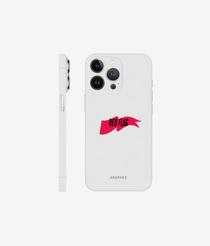 Виниловая наклейка RED FLAG для iPhone