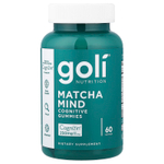 Goli Nutrition, Жевательные мармеладки с матча для мозга, 60 жевательных таблеток