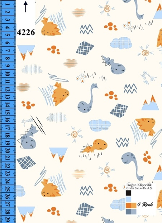 Футер 2 нитка с начёсом, пачка, 180-190 г/м2, 100% х/б, ш. 100/2 см