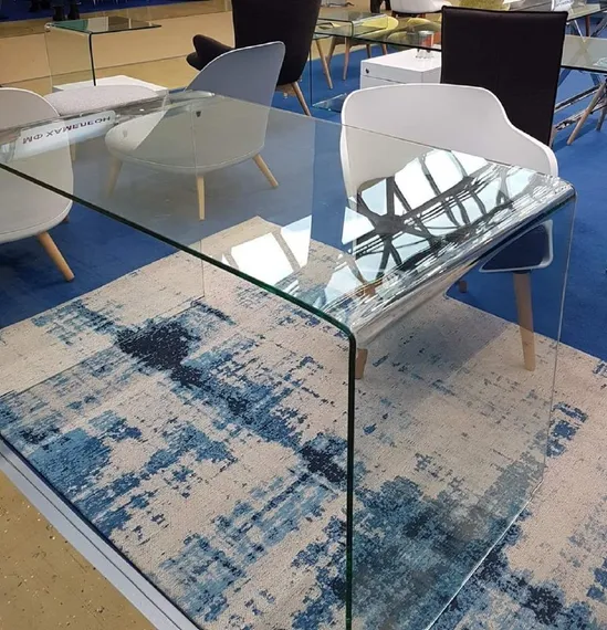 Стеклянный письменный стол Glass 125х70 см