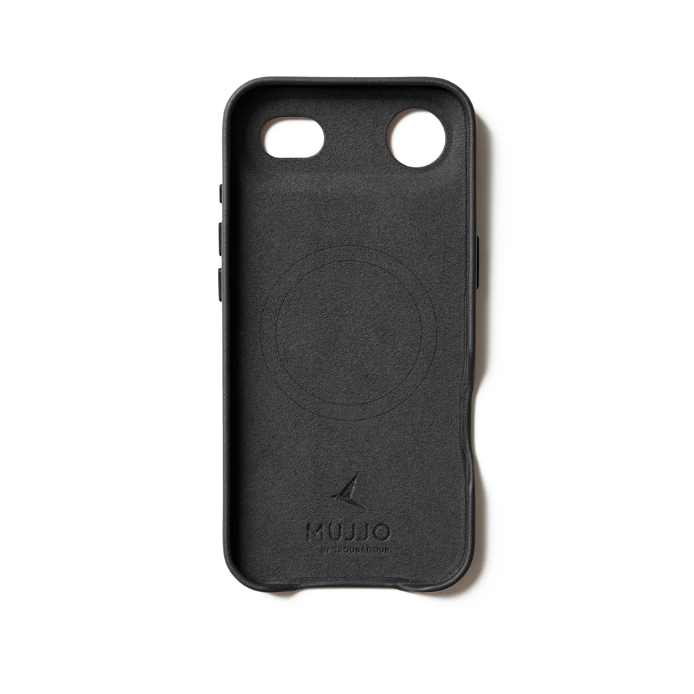 Кожаный чехол Mujjo Leather Case с MagSafe для iPhone Air Black
