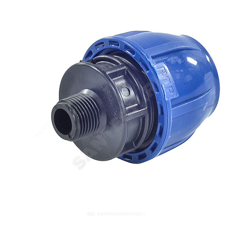 Муфта компрессионная ПЭ Дн 32х1/2" НР Ру16 RTP (РосТурПласт) 14528