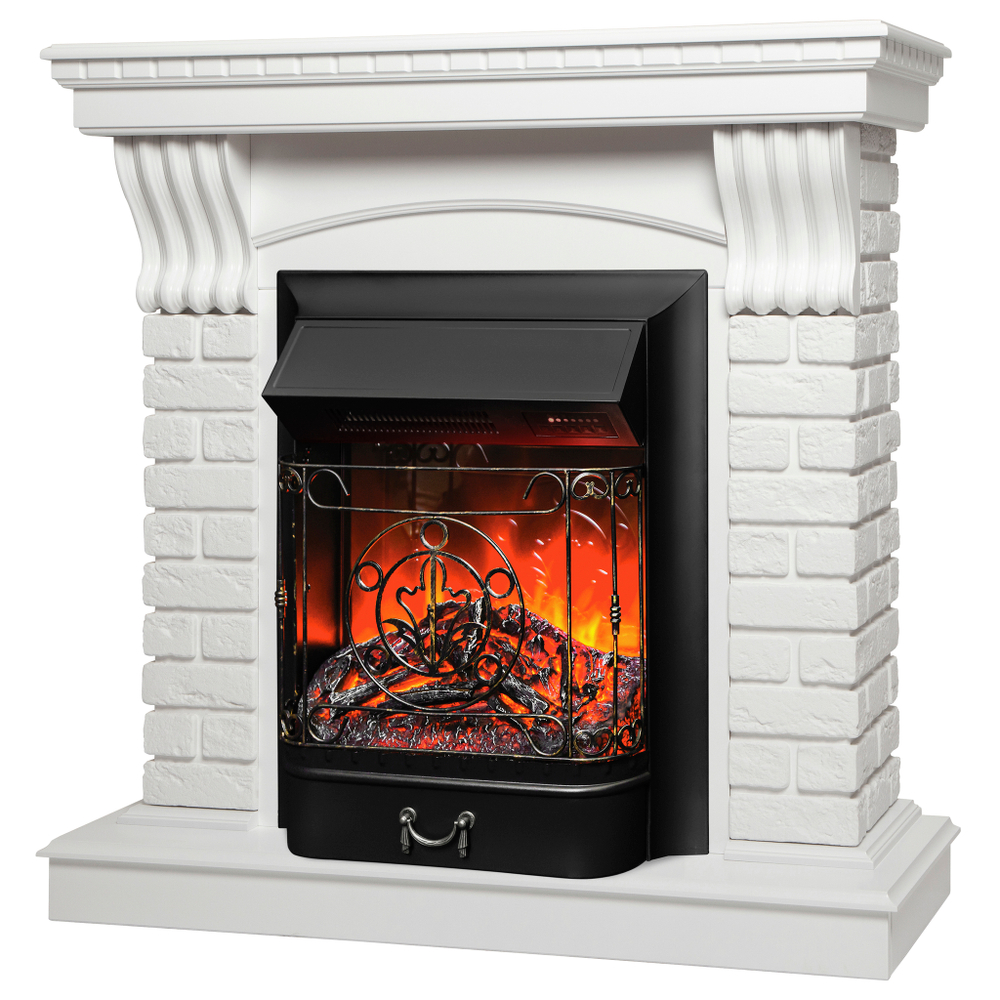 Каминокомплект Real Flame Jazz WT с очагом Majestic Lux Black RC