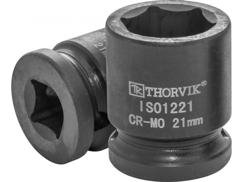 Головка торцевая ударная 1/2"DR,21 мм Thorvik IS01221