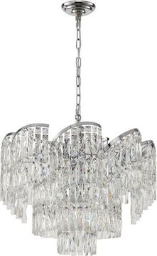 Люстра подвесная 12*Е14 2176/09/12P хром Sapparo Stilfort
