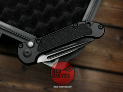 Нож Microtech LUDT Gen III Standard S/E Black - клинок черный, черная рукоять