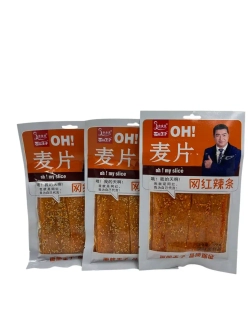 Китайские снеки острые из соевого мяса ( 3уп по 172гр)