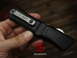 Нож Microtech Troodon 3 Н/E - рукоять темный алюминий МТ15