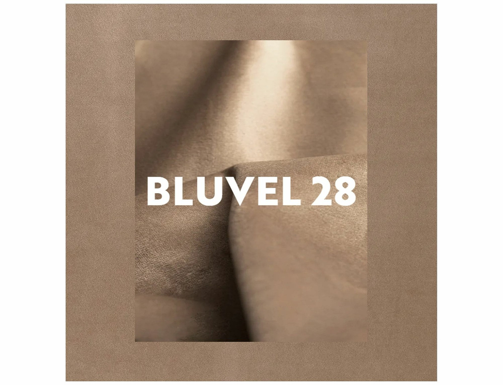 Стул SIGNAL MILA Velvet Bluvel 28 бежевый/черный
