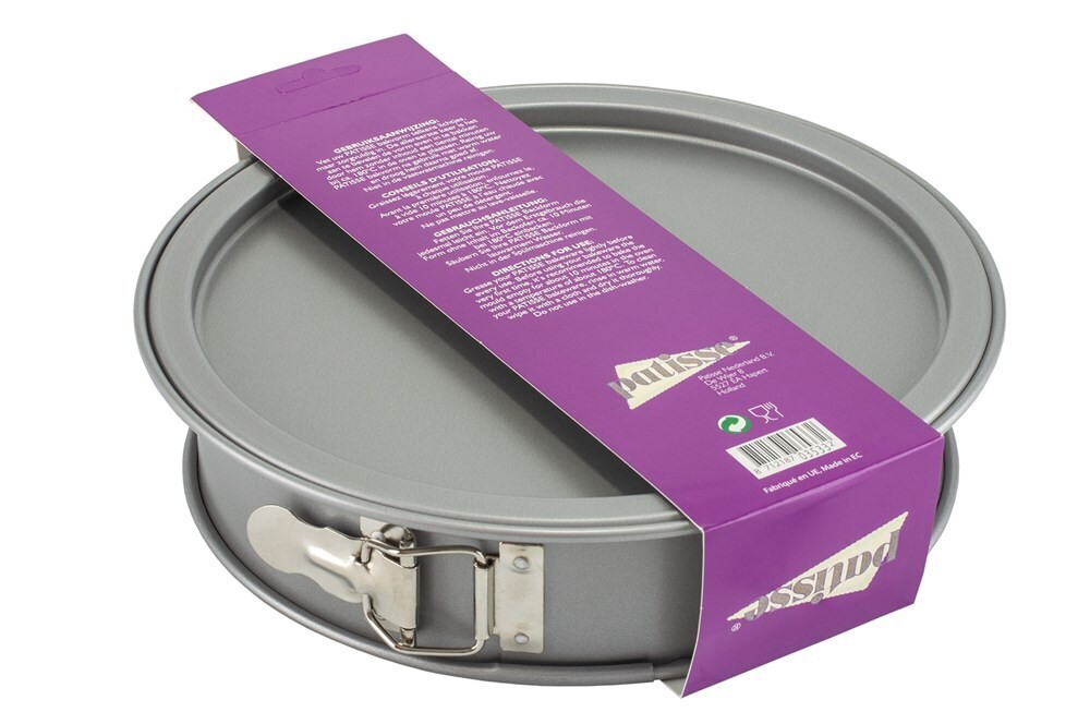 Форма для выпечки разъемная с широким поддоном Patisse Silver 22х7 см