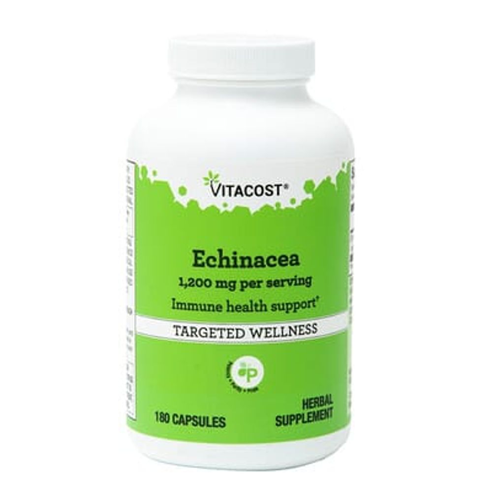 Vitacost, Echinacea, 1200 mg per serving, 180 Capsules