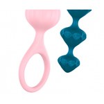 Набор анальных стимуляторов Love Beads от Satisfyer разноцветные (2 шт)